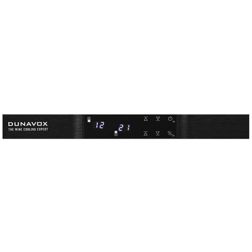 מקרר יין אינטגרלי קטן Dunavox DXB-24.51B.TO