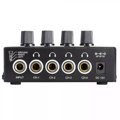 זוית נוספת On Stage HA4000 Four Channel Headphone Amp
