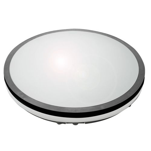 גוף תאורה לד צמוד תקרה בצבע שחור מסדרת OREO הספק 20W עם מפסק שינוי גוון אור 3CCT