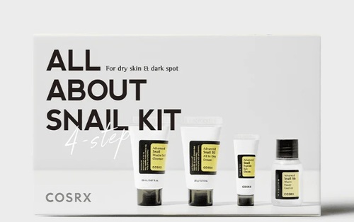 מארז 4 צעדים  לטיפוח Cosrxs 4-Step Advanced Snail Trial Kit 
