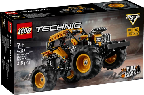 משחק לגו רכב ™Monster Jam™ DIGatron עם מנגנון משיכה לאחור לגילאי 7+