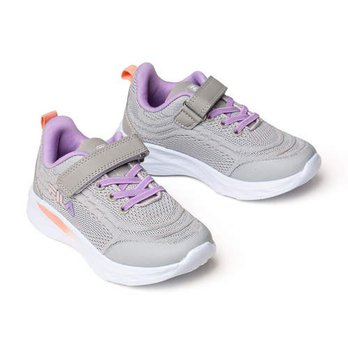 נעלי ספורט נוחות לילדים בצבע אפור סגול  | 28-35 | FILA KIDS SNEAKERS 301150