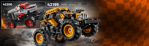 משחק לגו רכב ™Monster Jam™ DIGatron עם מנגנון משיכה לאחור לגילאי 7+