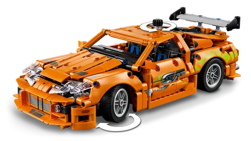 משחק לגו מכונית Fast and Furious Toyota Supra MK4 לגילאי 9+