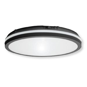 גוף תאורה לד צמוד תקרה בצבע שחור מסדרת OREO הספק 30W עם מפסק שינוי גוון אור 3CCT FETAYA