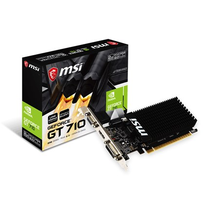 כרטיס מסך MSI GeForce GT 710 2GD3H LP VGA | DVI | HDMI