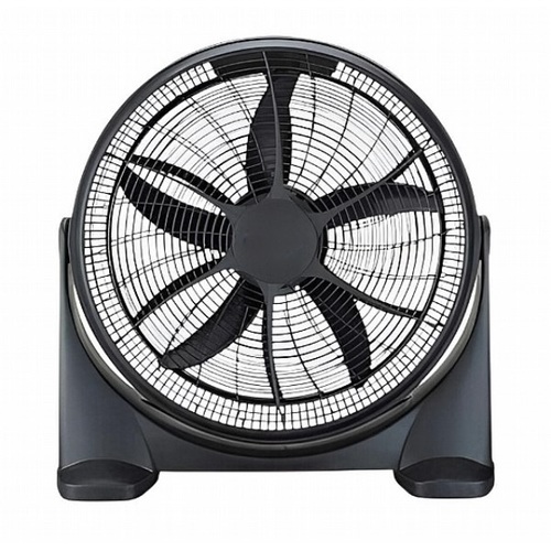 מאוורר רצפתי עוצמתי הקונטיינר צבע שחור 