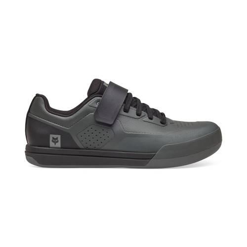 נעלי רכיבה פוקס לקליטים אפור כהה - FOX UNION CLIPLESS SHOE V25 