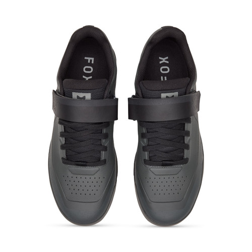 נעלי רכיבה פוקס לקליטים אפור כהה - FOX UNION CLIPLESS SHOE V25 