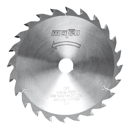 להב TCT 160 x 1.2/1.8 x 20 mm, 24 AT - מאפל MAFELL