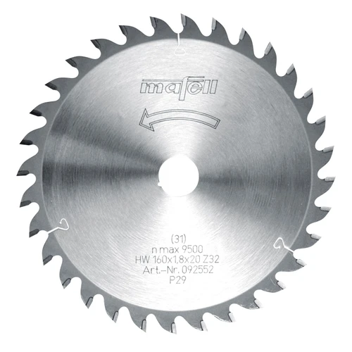 להב TCT 160 x 1.2/1.8 x 20 mm, 32 AT - מאפל MAFELL