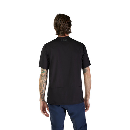 חולצת אופניים שחור - RANGER SS JERSEY FOX HEAD V25