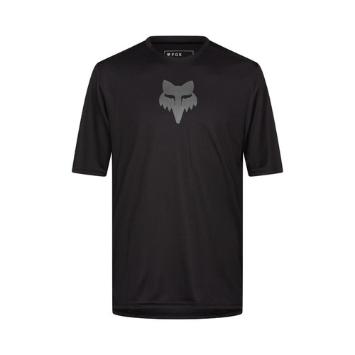 חולצת אופניים שחור - RANGER SS JERSEY FOX HEAD V25