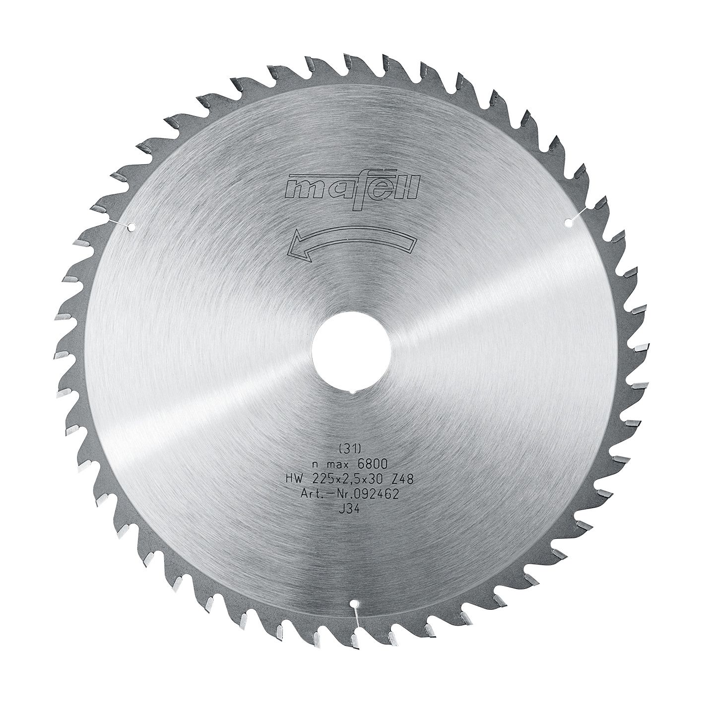להב לחיתוך עדין TCT 225 x 1.8/2.5 x 48 mm, 48 - מאפל MAFELL