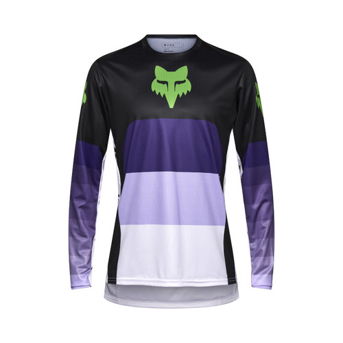 חולצת רכיבה ארוכה פוקס שחור - FOX RACING RANGER LS JERSEY GRID V25