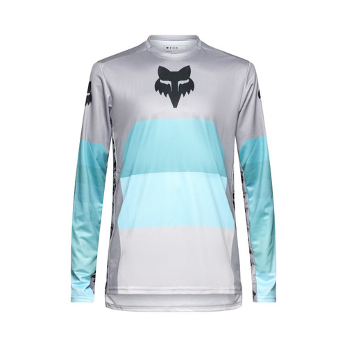 חולצת רכיבה ארוכה פוקס אפור - FOX RACING RANGER LS JERSEY GRID V25