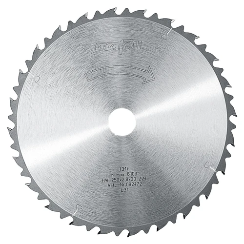 להב TCT 250 x 1.8/2.8 x 30 mm, 24 AT - מאפל MAFELL