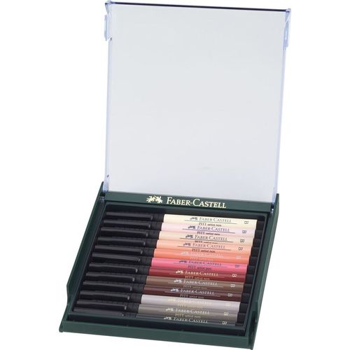 12 טושי מכחול Pitt artist pens (גווני גוף)
