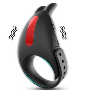 טבעת רטט מתכווננת 7 עוצמות רטט נטענת USB