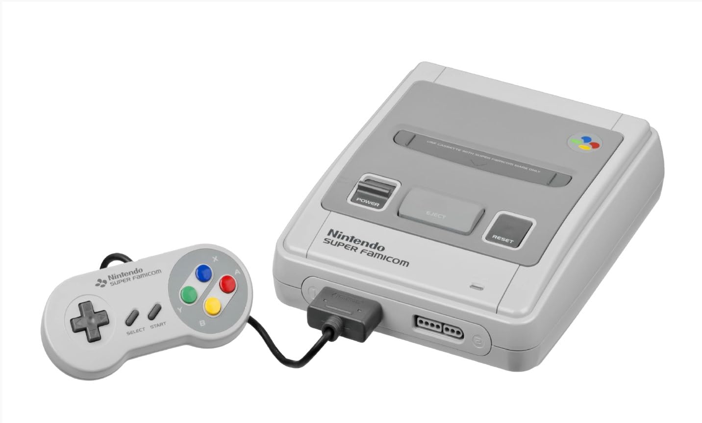 קונסולת super nintendo+שלט+כבלים