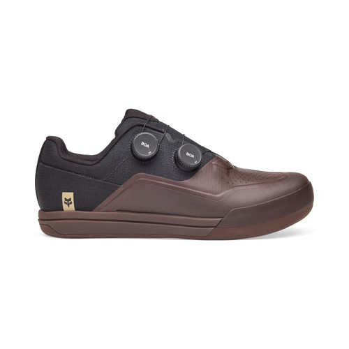 נעלי רכיבה פוקס לקליטים חום - FOX UNION BOA SHOE V25