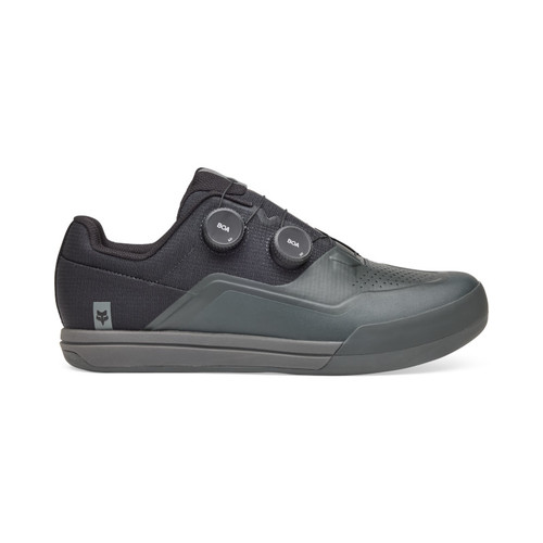 נעלי רכיבה פוקס לקליטים אפור - FOX UNION BOA SHOE V25