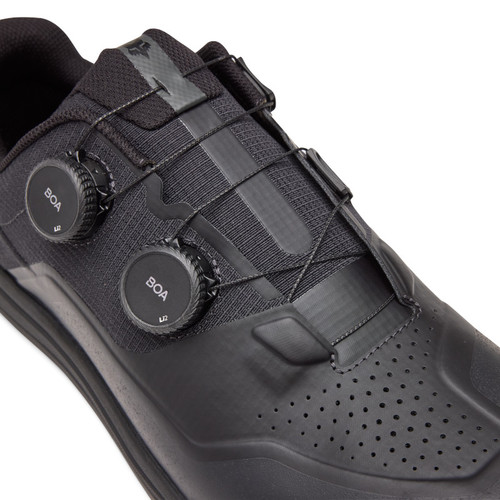 נעלי רכיבה פוקס פלאט שחור - FOX UNION FLAT BOA SHOE V25