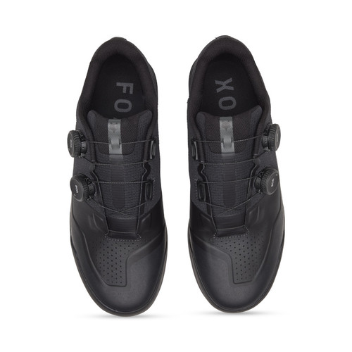 נעלי רכיבה פוקס פלאט שחור - FOX UNION FLAT BOA SHOE V25