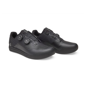 נעלי רכיבה פוקס פלאט שחור - FOX UNION FLAT BOA SHOE V25