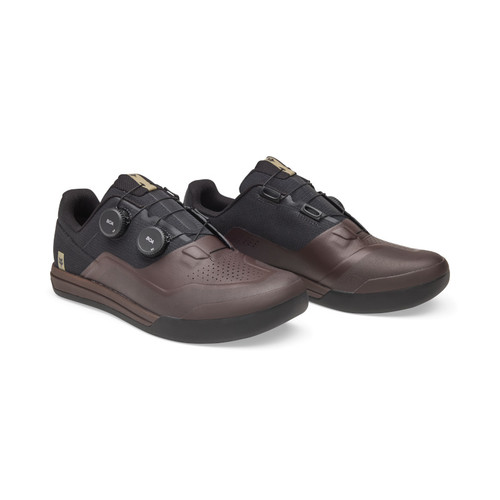 נעלי רכיבה פוקס פלאט חום - FOX UNION FLAT BOA SHOE V25