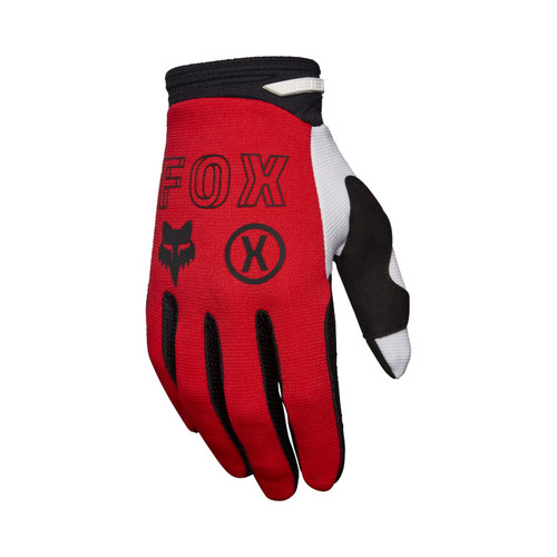 כפפות רכיבה פוקס אדום - FOX 180 FLOW GLOVE V25