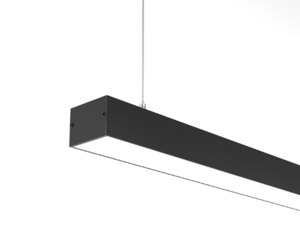 פרופיל תאורה חיצוני 50X50 MM צמוד 1.2 מטר LED CCT שחור Megamen