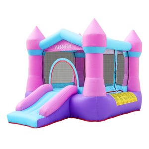 מתקן קפיצה מתנפח הטירה הורודה| 82011B מקט|DOCTOR DOLPHIN|