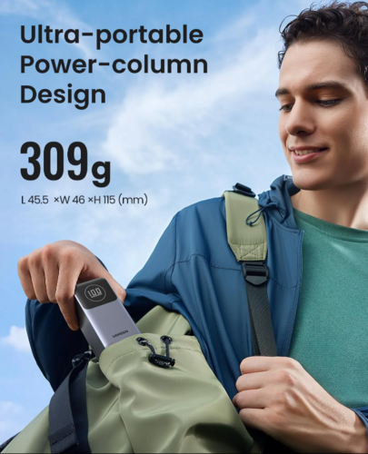 סוללת גיבוי Ugreen Power Bank Nexode 12000mAh PD 100W שחור