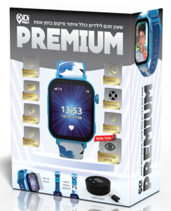 Kidiwatch PREMIUM 4G תומך באפליקציית YouTube ,WhatsApp, Tik Tok, יבואן רשמי