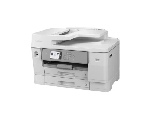 מדפסת הזרקת דיו All-in-One של Brother מדגם MFC-J6955DW מספקת הדפסה צבעונית במהירות גבוהה, סריקה והעתקה בגודל A3