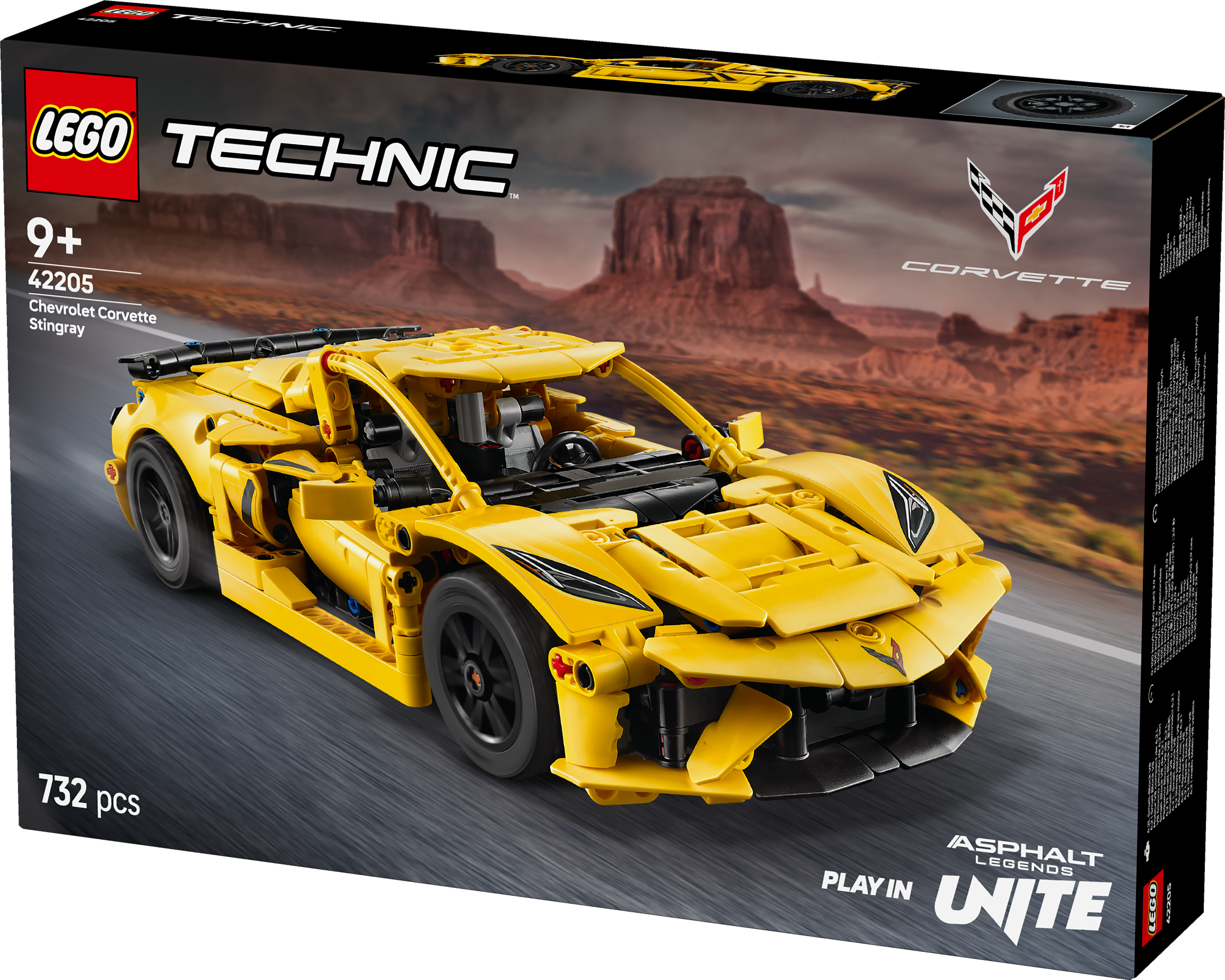 משחק לגו מכונית Chevrolet Corvette Stingray לגילאי 9+