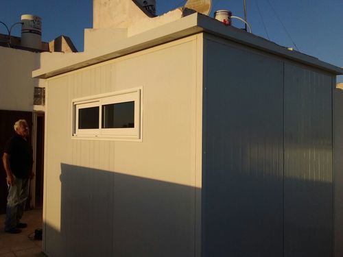 מחסן גינה מפנל מבודד 3.5X4  דגם EverGreen