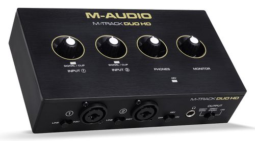 זוית נוספת M-Audio M-Track Duo HD Audio Interface