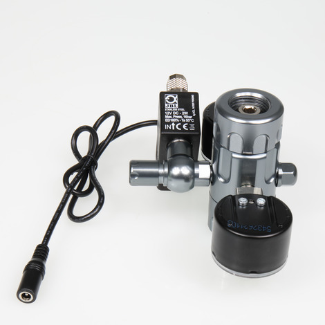 ווסת לחץ CO₂ עם שסתום חשמלי - co2JBL PROFLORA CO2 REGULATOR PROFESSIONAL
