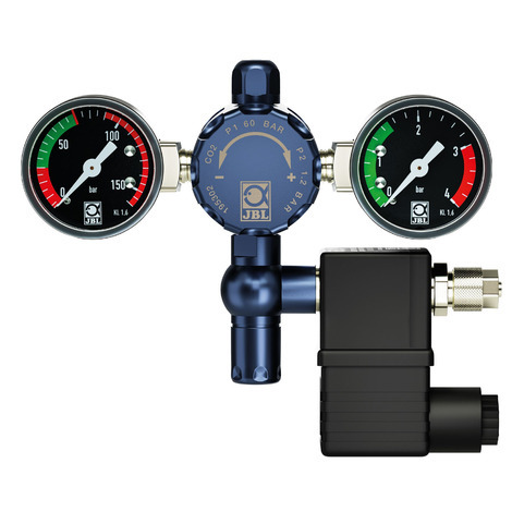 ווסת לחץ CO₂ עם שסתום חשמלי - co2JBL PROFLORA CO2 REGULATOR PROFESSIONAL