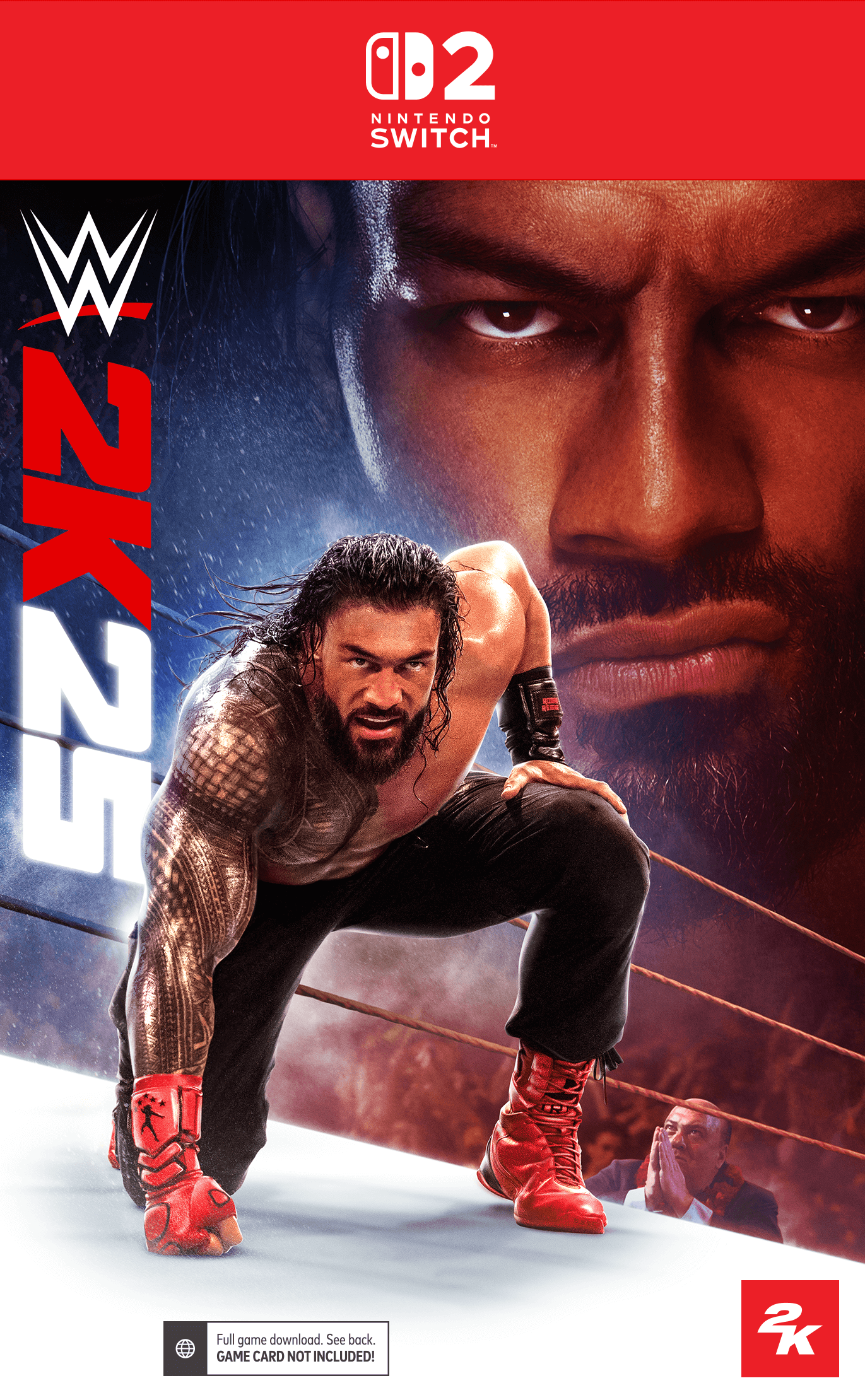 NINTENDO SWITCH 2 WWE 2K25 CODE IN A BOX