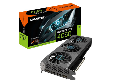 כרטיס מסך Gigabyte RTX 4060 EAGLE OC 8GB (DLSS 3)