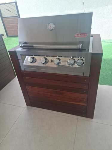 COLEMAN פרימיום 4 מבערים  בילט אין