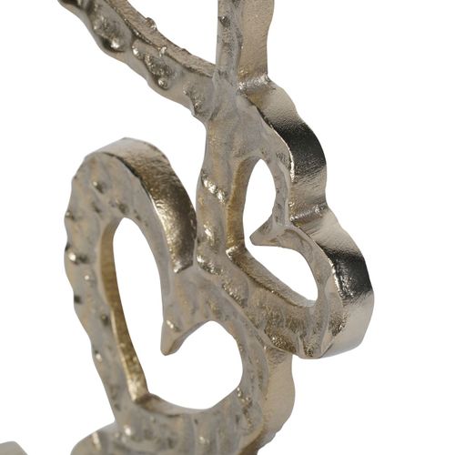 פסל 6 לבבות מוזהב Multi Hearts Sculpture