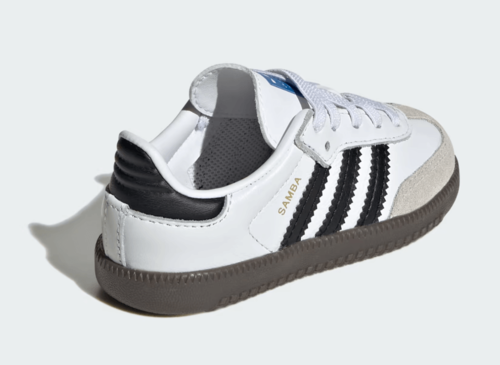 אדידס- נעלי ילדים סמבה בצבע לבן | 19-27 |  ADIDAS SAMBA OG-WHITE kids IE3679