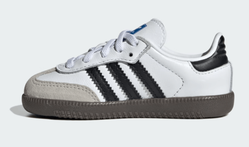 אדידס- נעלי ילדים סמבה בצבע לבן | 19-27 |  ADIDAS SAMBA OG-WHITE kids IE3679