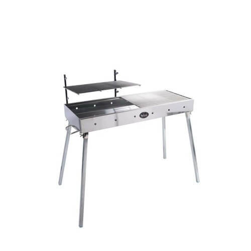 מנגל פחמים מקצועי BRAZIL 100X40-F AVIGAIL BBQ5340