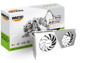 כרטיס מסך Inno3D RTX 4060 Ti (DLSS 3) 8GB TWIN X2 OC White