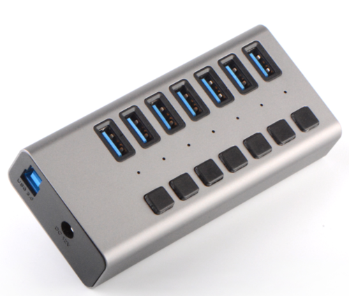 מפצל 7 חיבורים - USB 3.0 DM282
